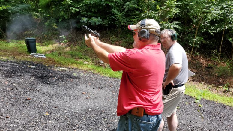 Jim Sheckels shooting the NRA CCW